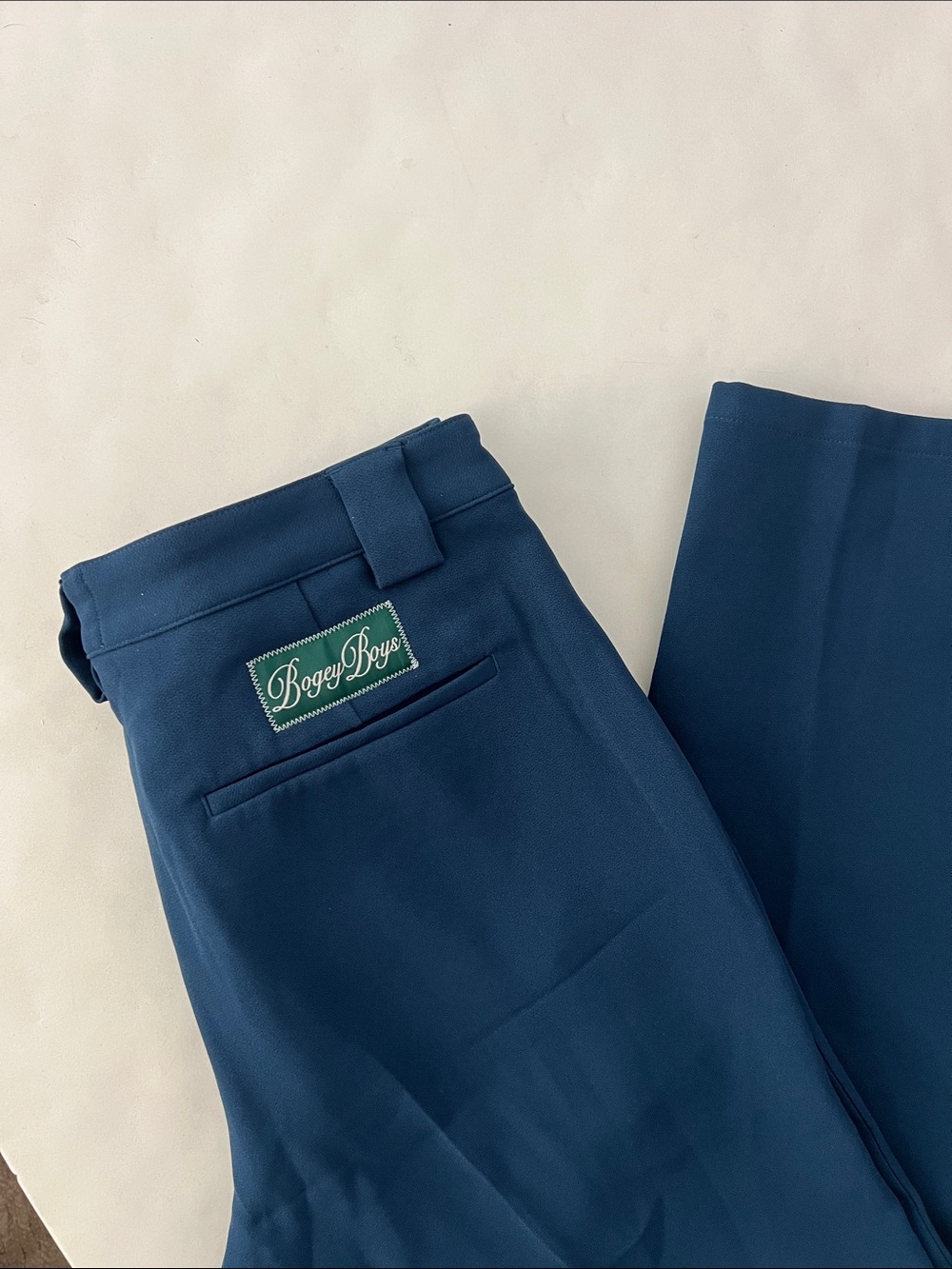 BOGEY BOYS x Macklemore Navy Blue Thick Straight Leg Golf Pants 32 / 31 (Rare) - Picture 9 of 12
